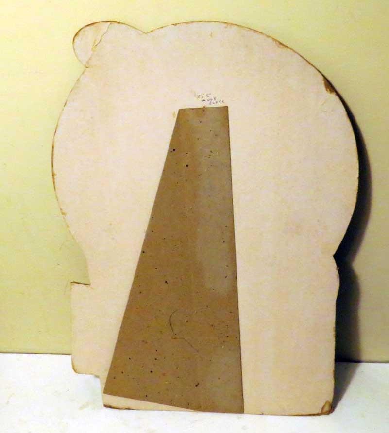 Vintage 1950s Lucky Club Cola “Ace for Thirst” Cardboard Advertising Sign