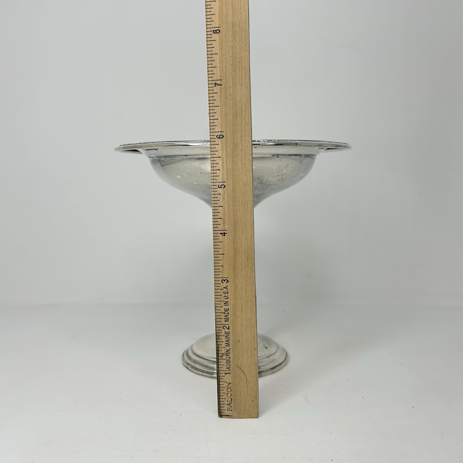 International Silver Courtship T200 Sterling Silver 6 Inch Compote Candy Dish