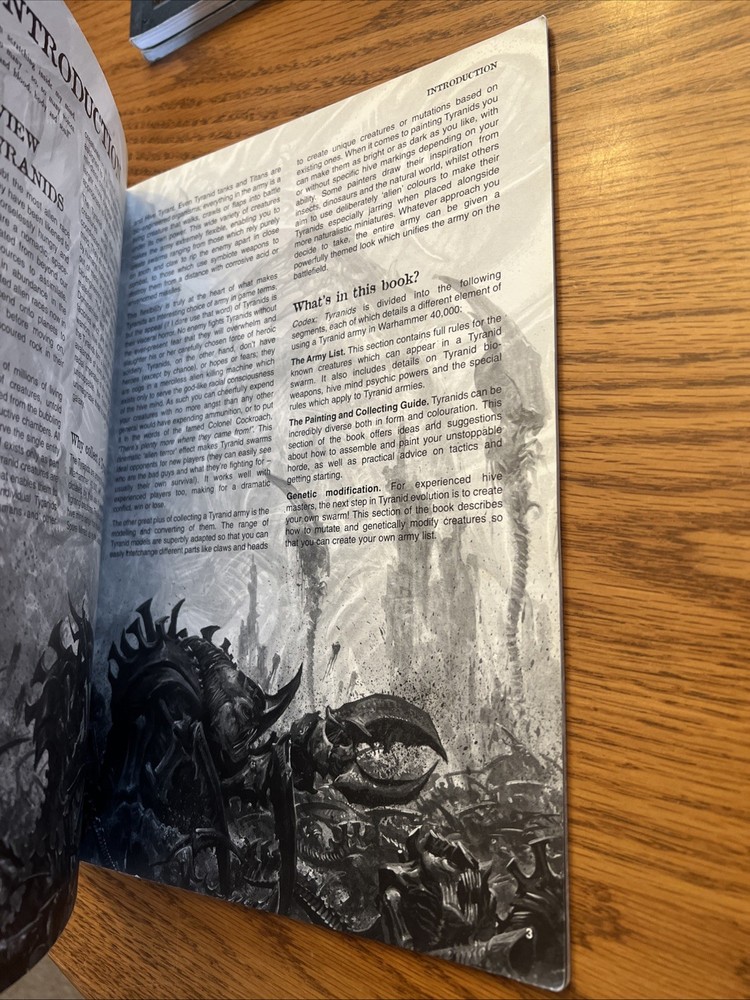 CODEX TYRANIDS 3rd Edition 2001 Games Workshop Warhammer 40000 40K