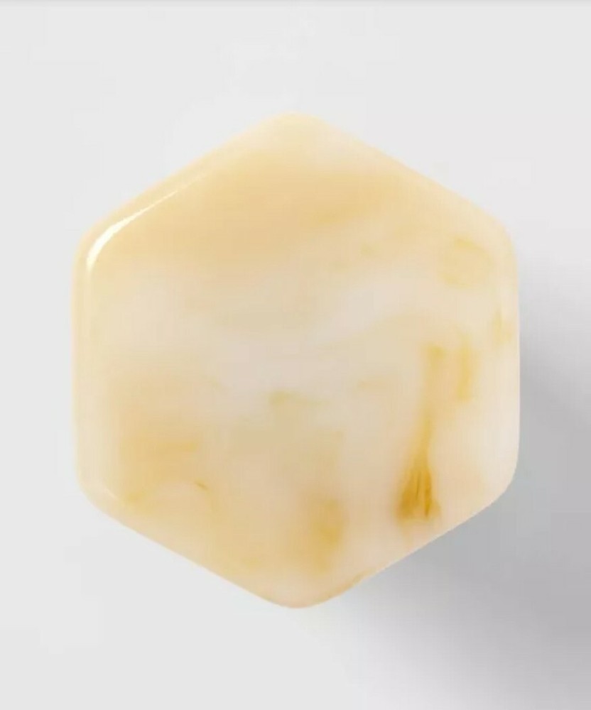 2-Pack Ivory Hexagon Resin Knobs in Ivory, Modernize Your Cabinets, Project 62