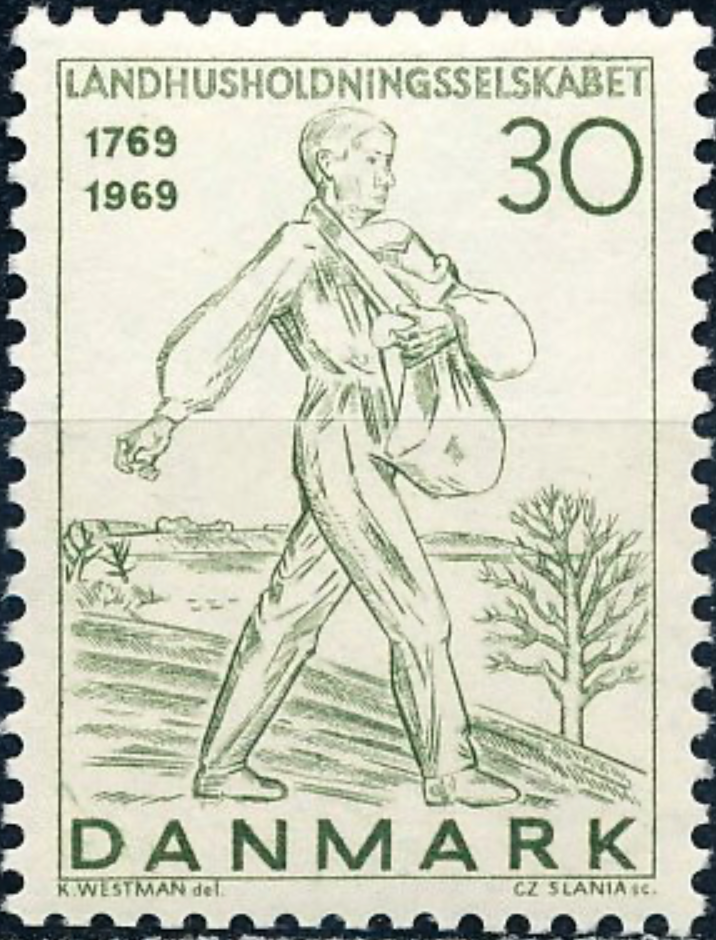 Denmark #Mi474 MNH 1969 Sower [453]