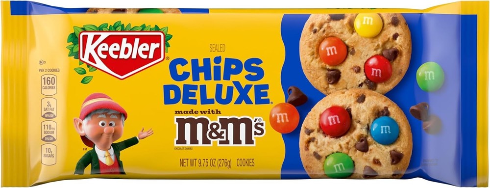 Chips Deluxe Cookies Rainbow with M&Ms
