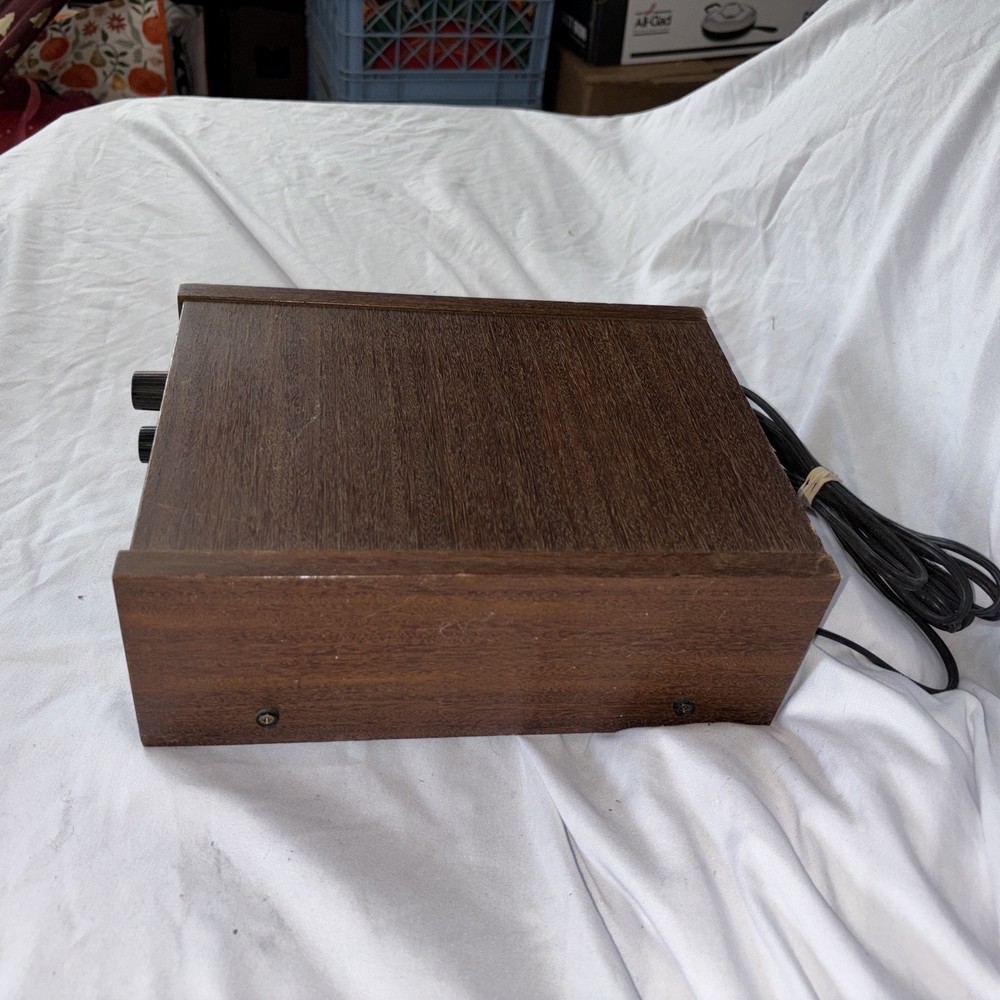 TEAC AN-60 Noise Reduction Unit Dolby System Wood Case UNTESTED Powers On