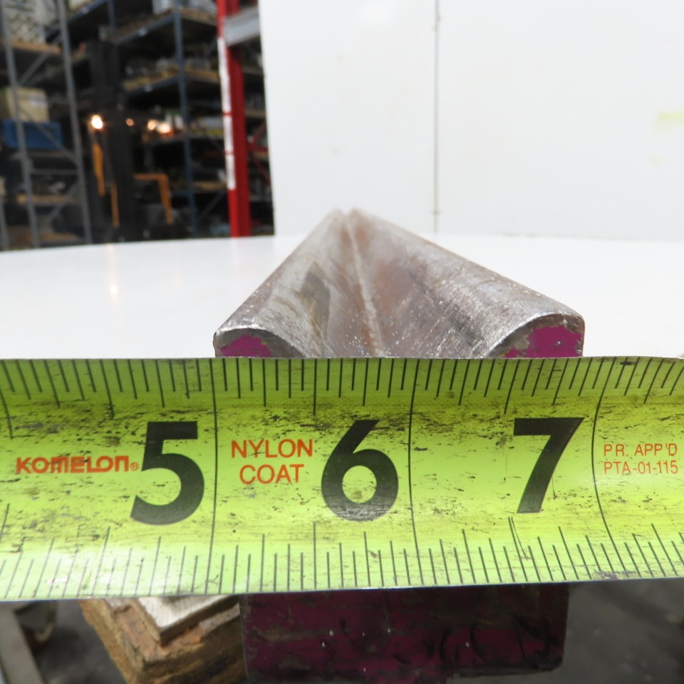 48" L 90° V-Forming Press Brake Die Block 1/2" Tang 1-15/16" Thick 2-7/8" Tall