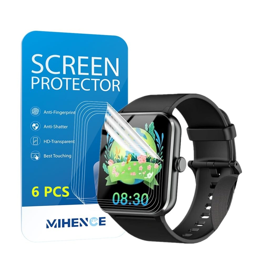 Screen Protector Compatible for Blackview R50 Smartwatch, HD Full Coverage TP...