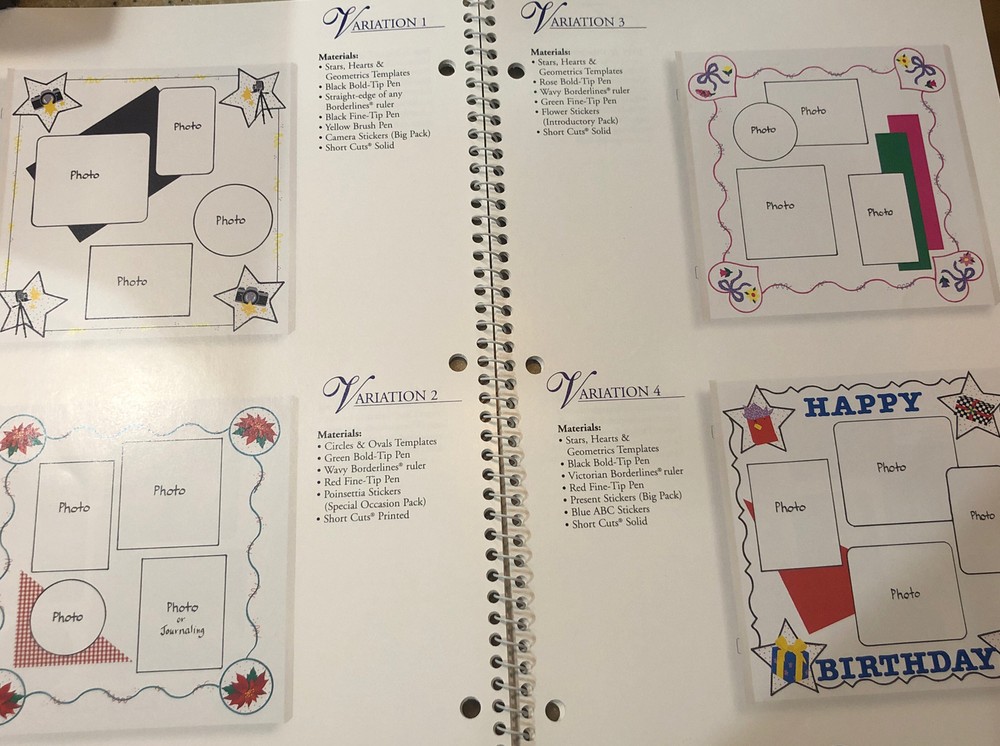Creative Memories Fast Formulas Layout Book
