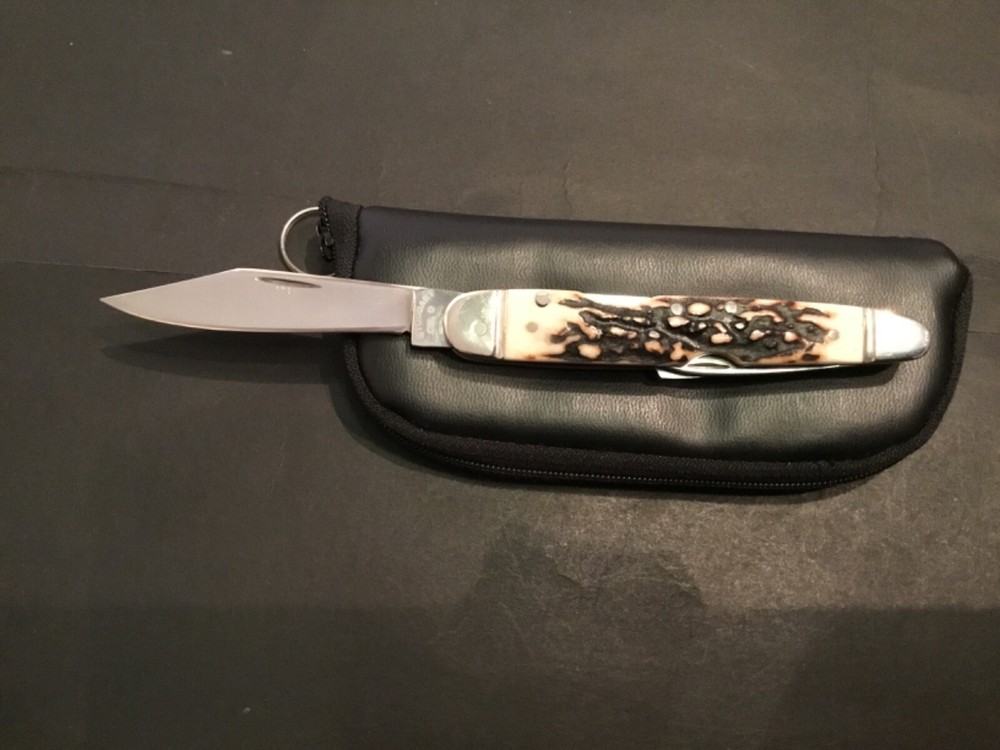 Custom William Stoddart 3bld Whittler Lockback Slipjoint Folder Folding Knife