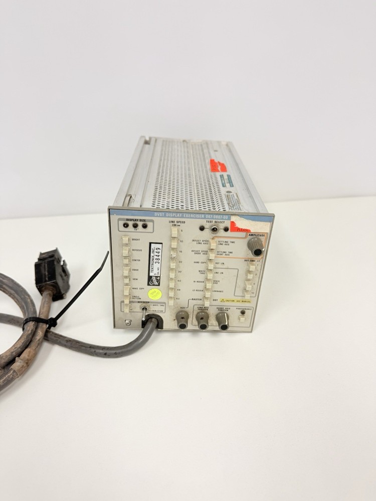 Vintage Tektronix 067-0807-00 DVST Display Exerciser Tested