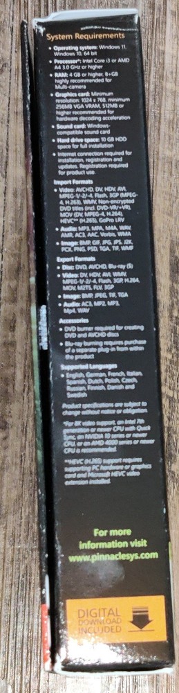 Pinnacle Studio 26 Create with inspiration Edit With Pinnacle Software