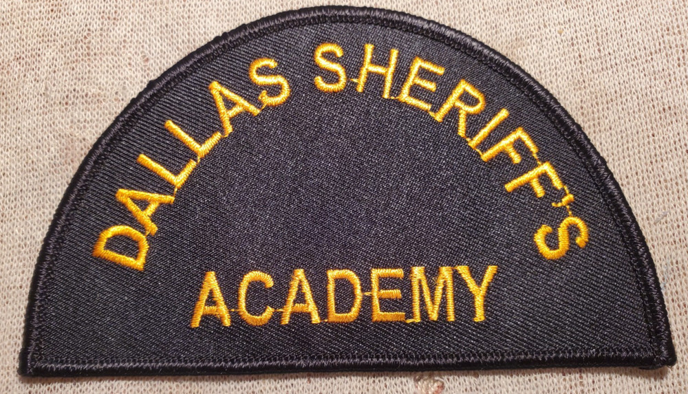 TX Dallas County Texas Academy Sheriffs Shoulder Patch