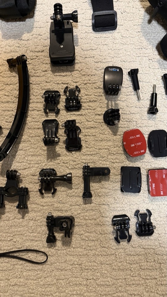 GoPro Accessory Bundle with Mounts, Straps, Floating Handle, Case, Tripod