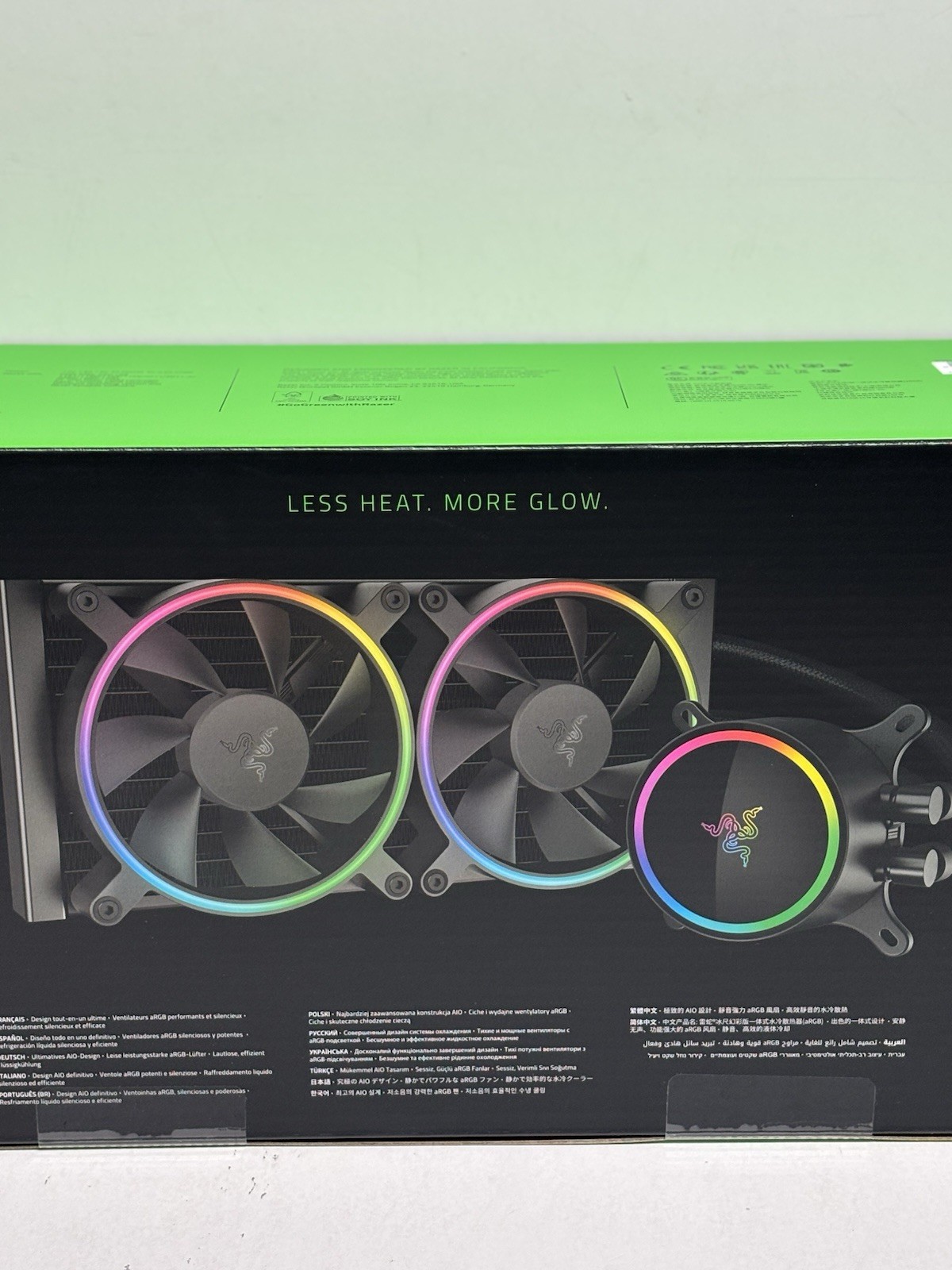 Razer Hanbo Chroma RGB AIO 240MM Intel LGA 1851/1700/1200 & AMD AM4 (NEW IN BOX)