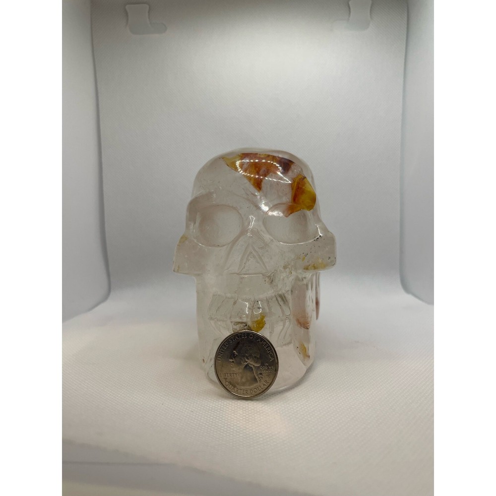 Large Clear Quartz Crystal Skull