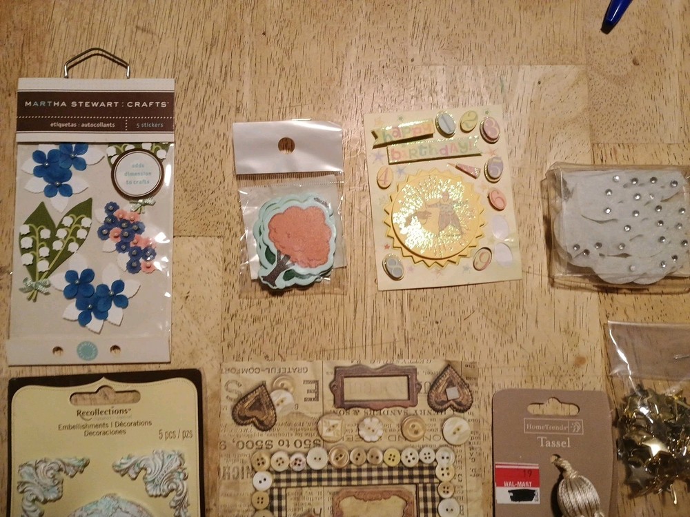 Scrapbooking Embellishments Lot