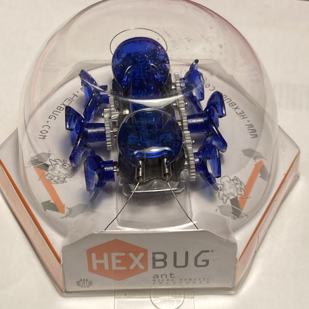 New in Sealed Box 🔥 HEXBUG ANT Micro Robotic Creatures BLUE Hex Bug