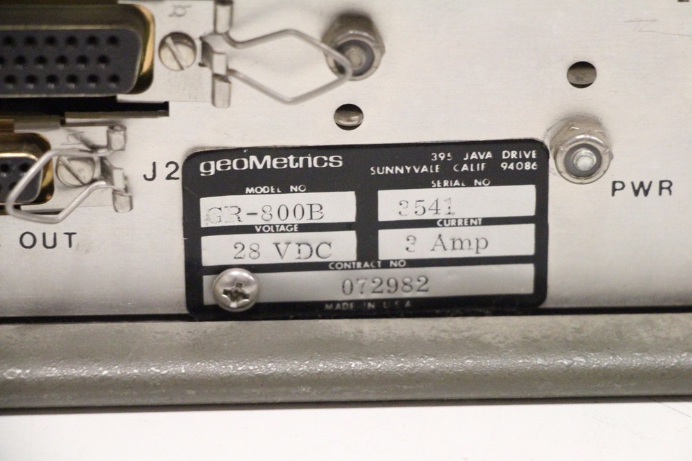 GeoMetrics Exploranium GR-800 Gamma Ray Spectrometer GR-800B
