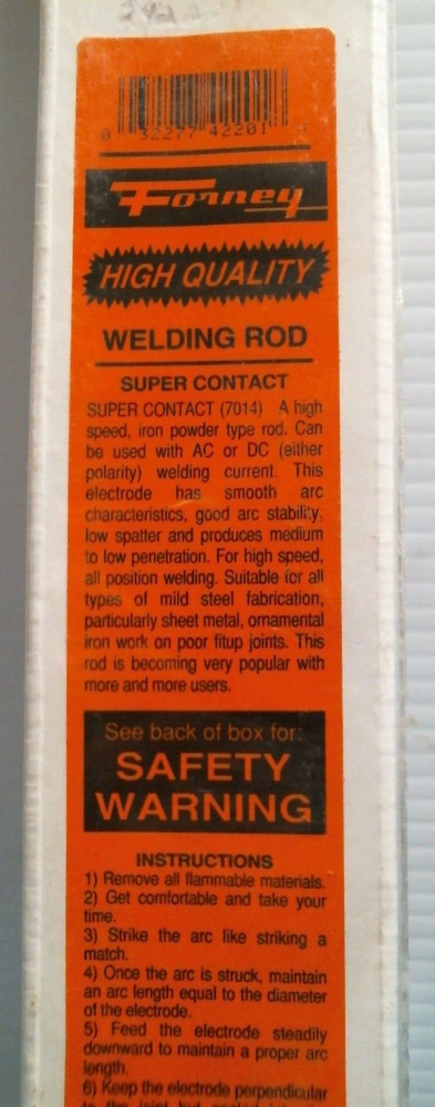Forney Welding Rod 5/32" (42201) FS