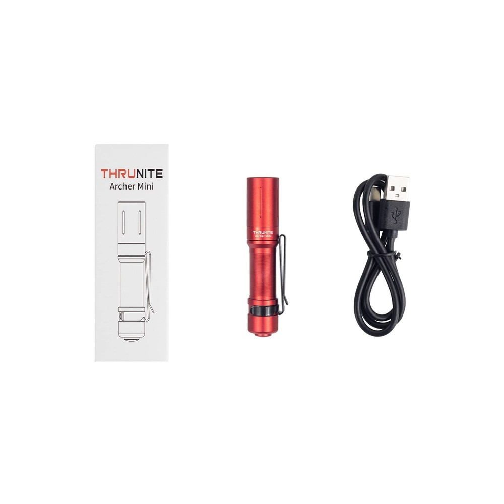 ThruNite EDC Flashlight Archer Mini, 405 Lumens Tail Switch LED Fla... Fast Ship