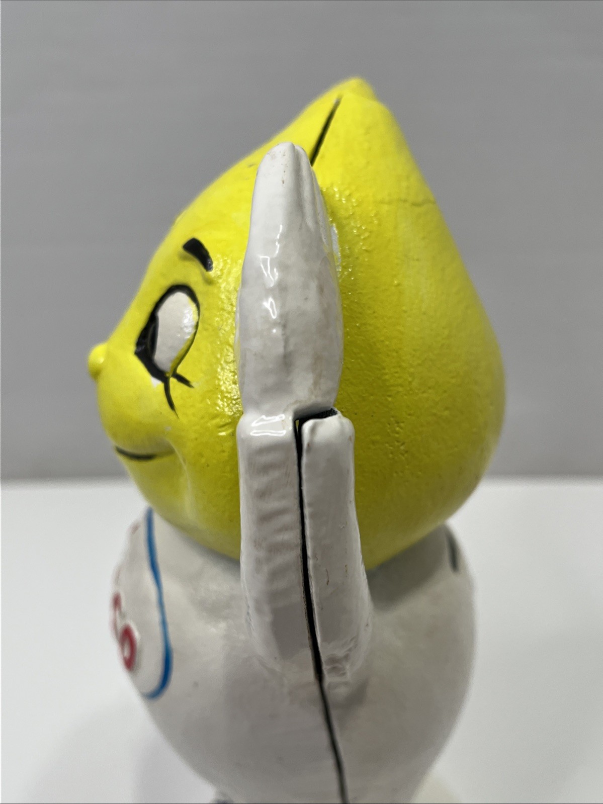 Vintage Esso Oil Andy Slick Cast Iron Coin Bank Original Paint