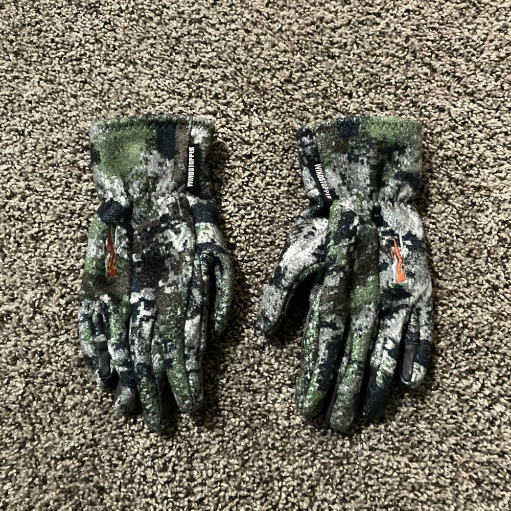 Sitka Stratus Gloves Large Elevated Forest