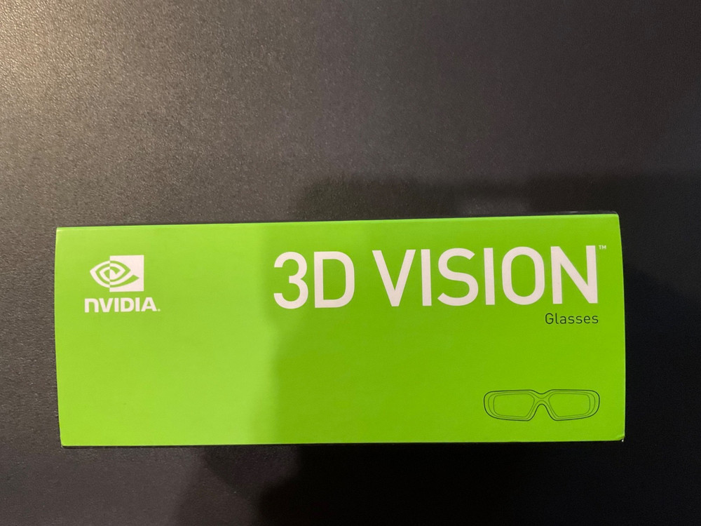 NVIDIA 3D Vision Active Shutter Wireless Glasses w/Recharge Cable New