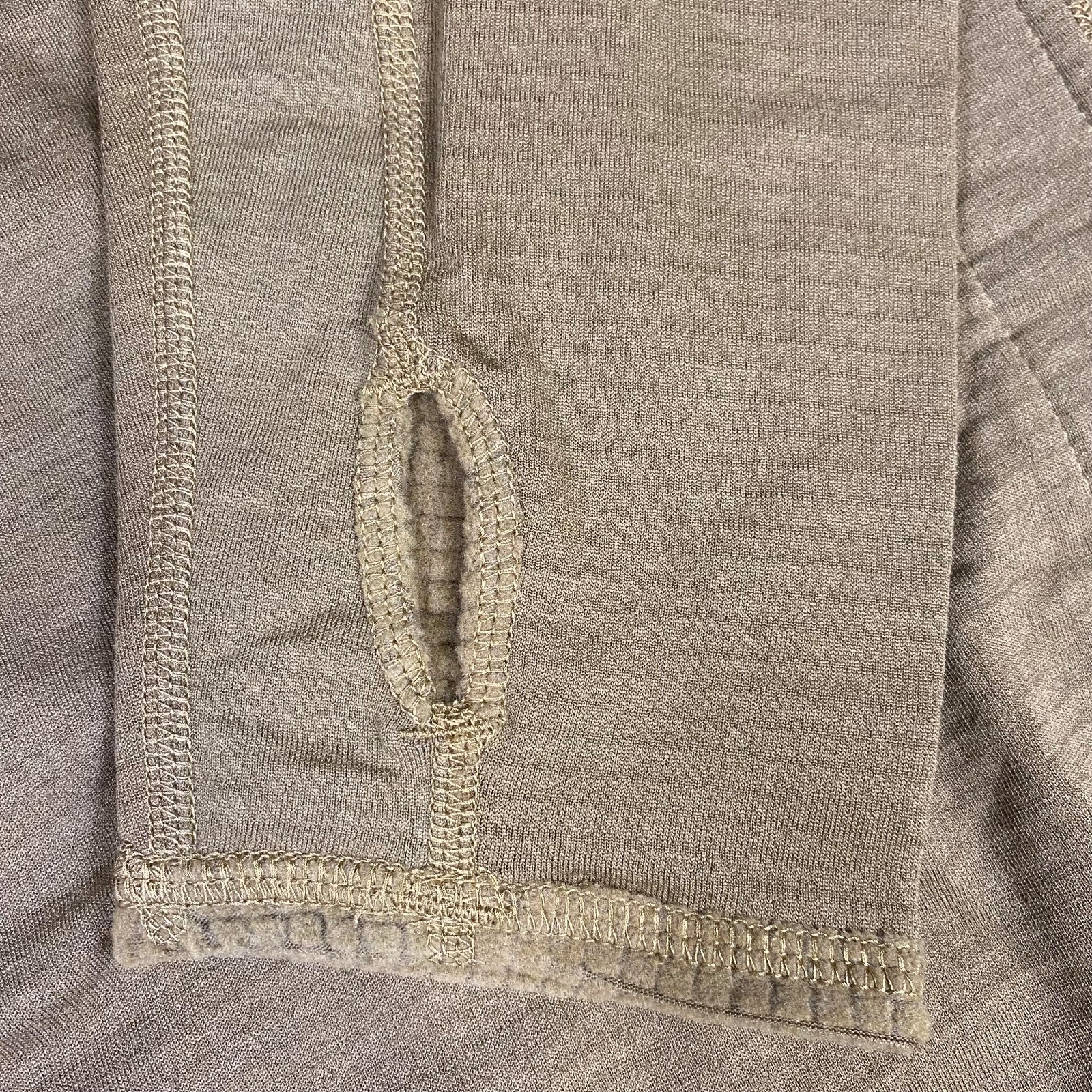 New USMC Polartec FROG Grid Fleece Waffle L2 1/2 Zip Pullover Coyote Brown LARGE