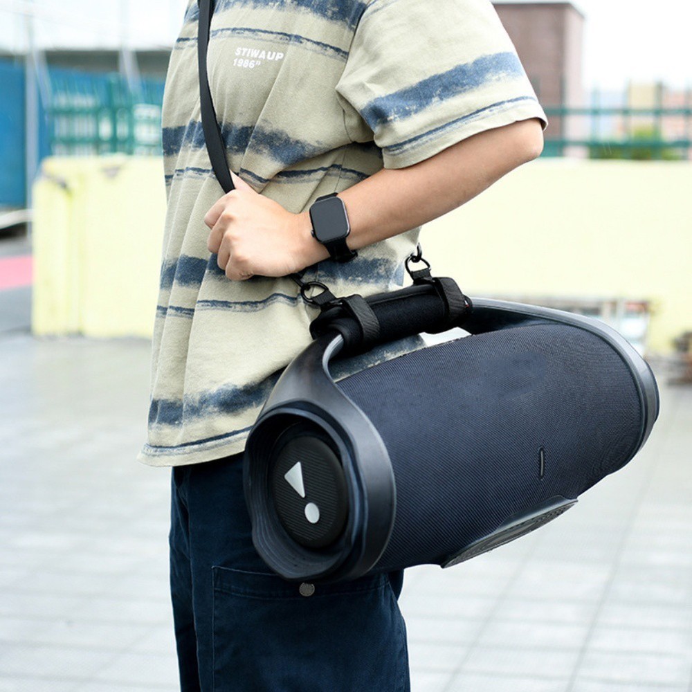 Black Nylon Shoulder Strap Designed for JBL One Two Three Portable Use