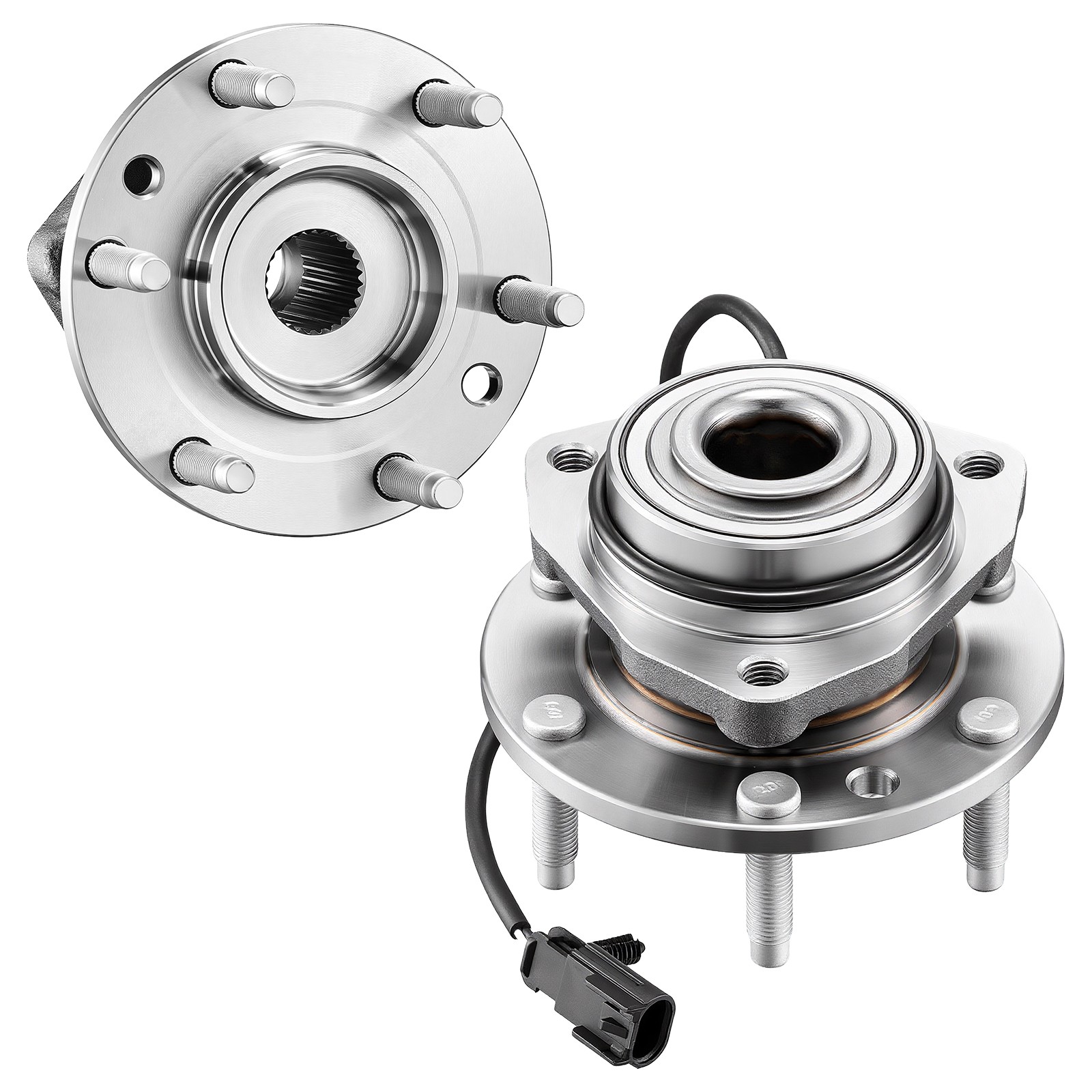 2X Front Wheel Bearing Hubs Assembly for Chevy Trailblazer Envoy Bravada Rainier