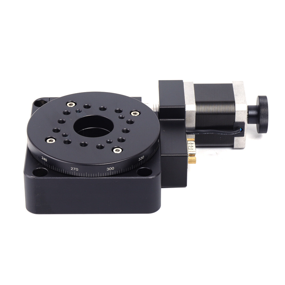 Electric Motorized Rotation Platform - Precision Optical Rotary Stage 100mm