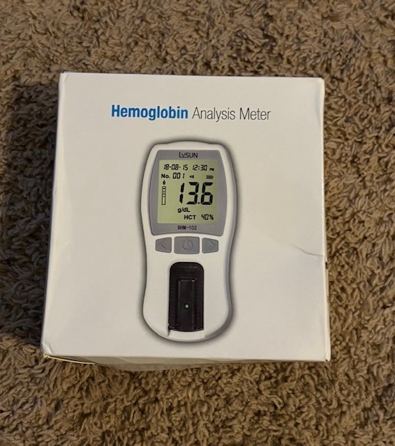 Lysun Hemoglobin Analysis Meter, barely used