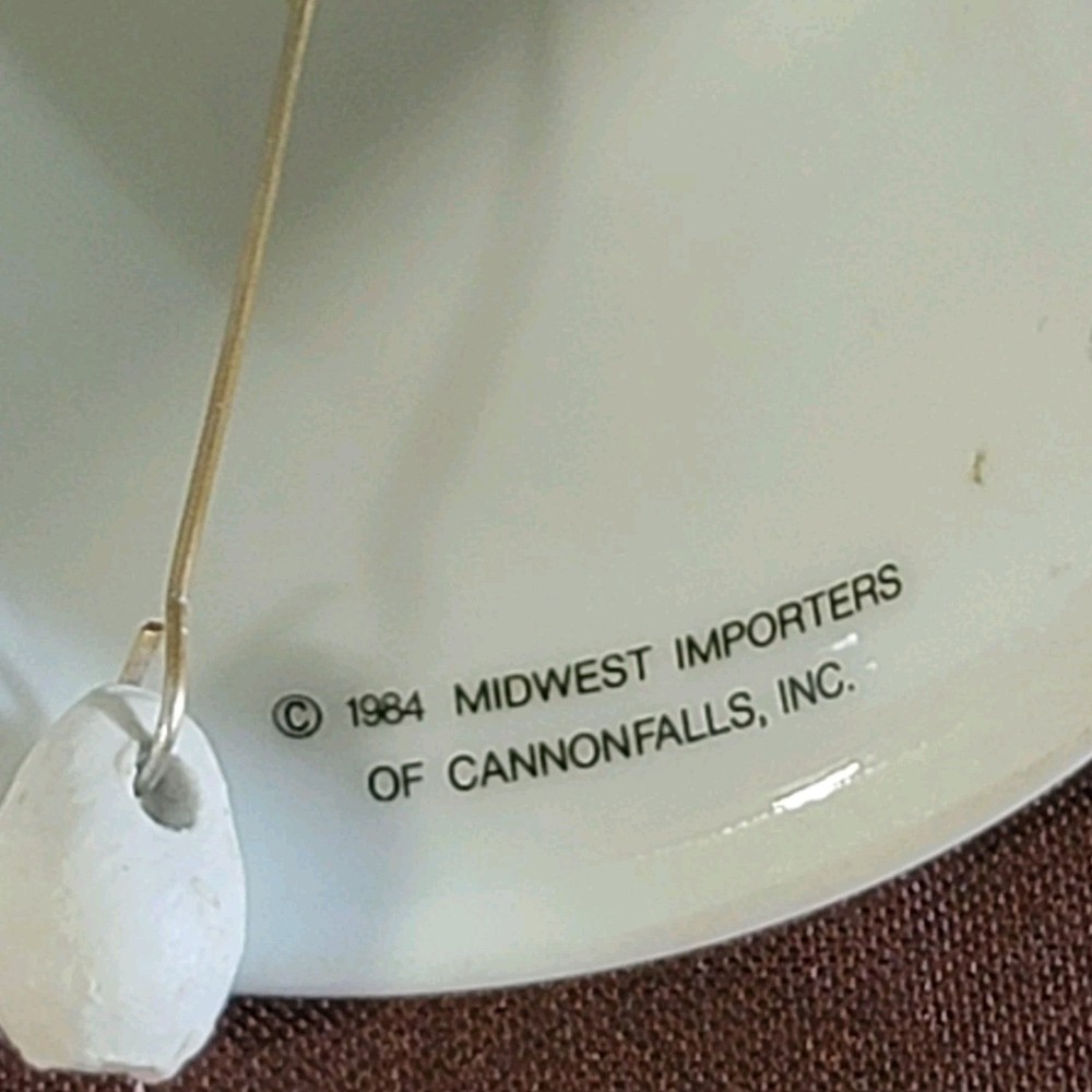 2 Vintage Ceramic Easter Bells