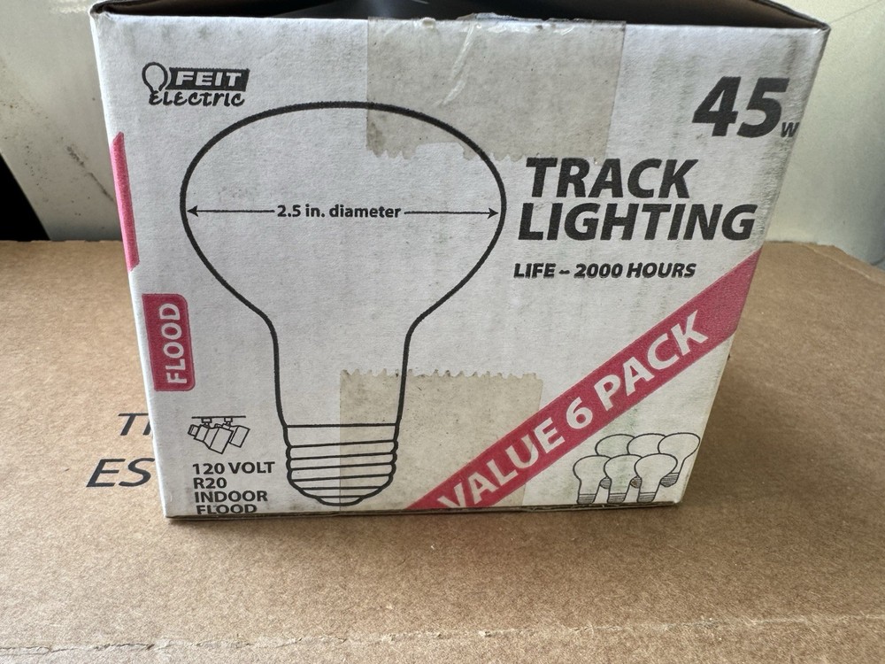 Feit Electric Track Lighting Bulbs (6 pack) 45W /120Volt R20