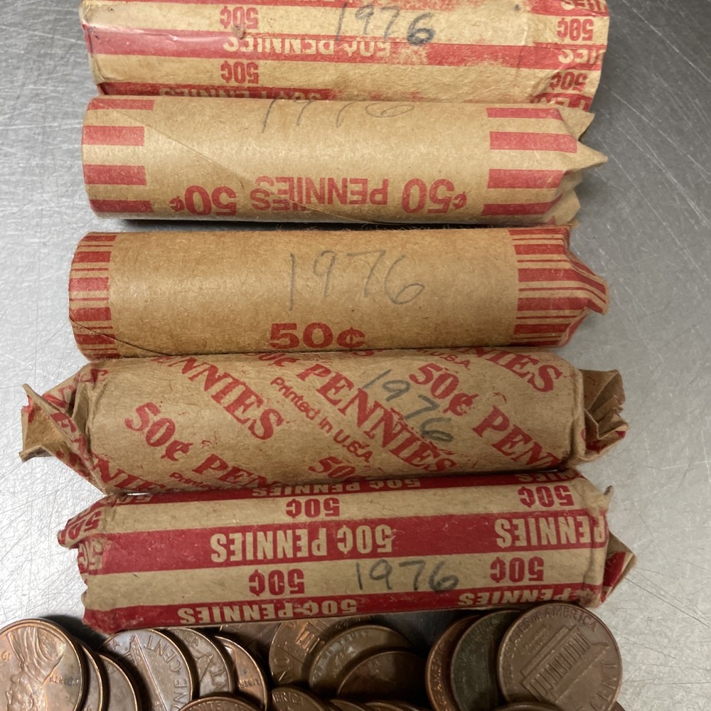 1976 Lincoln Memorial Cent Roll - Circulated Possible Errors