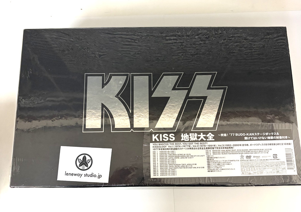 KISS Kissology DVD Limited Box Set 1977 BUDO-KAN Stage Box From Japan