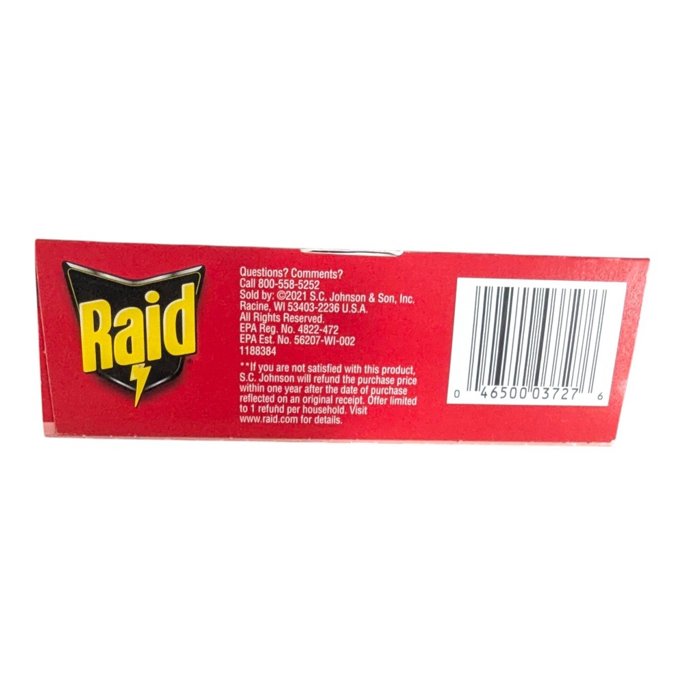 RAID Double Control Large Roach Baits 8 Count Defense System Kills For 3 Months