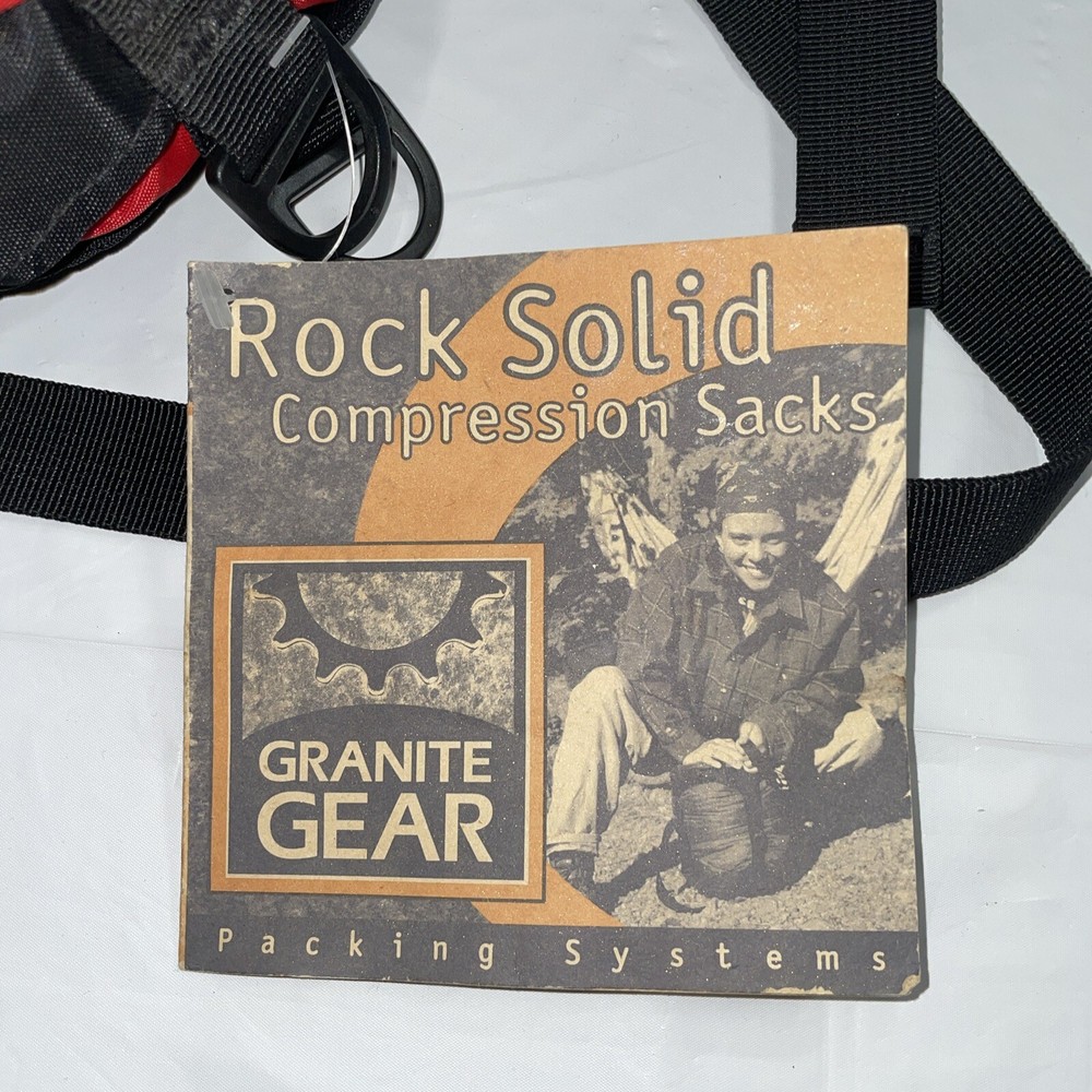 Granite Gear Rock Solid Compression Stuff Sack Red Size XL RG NWT
