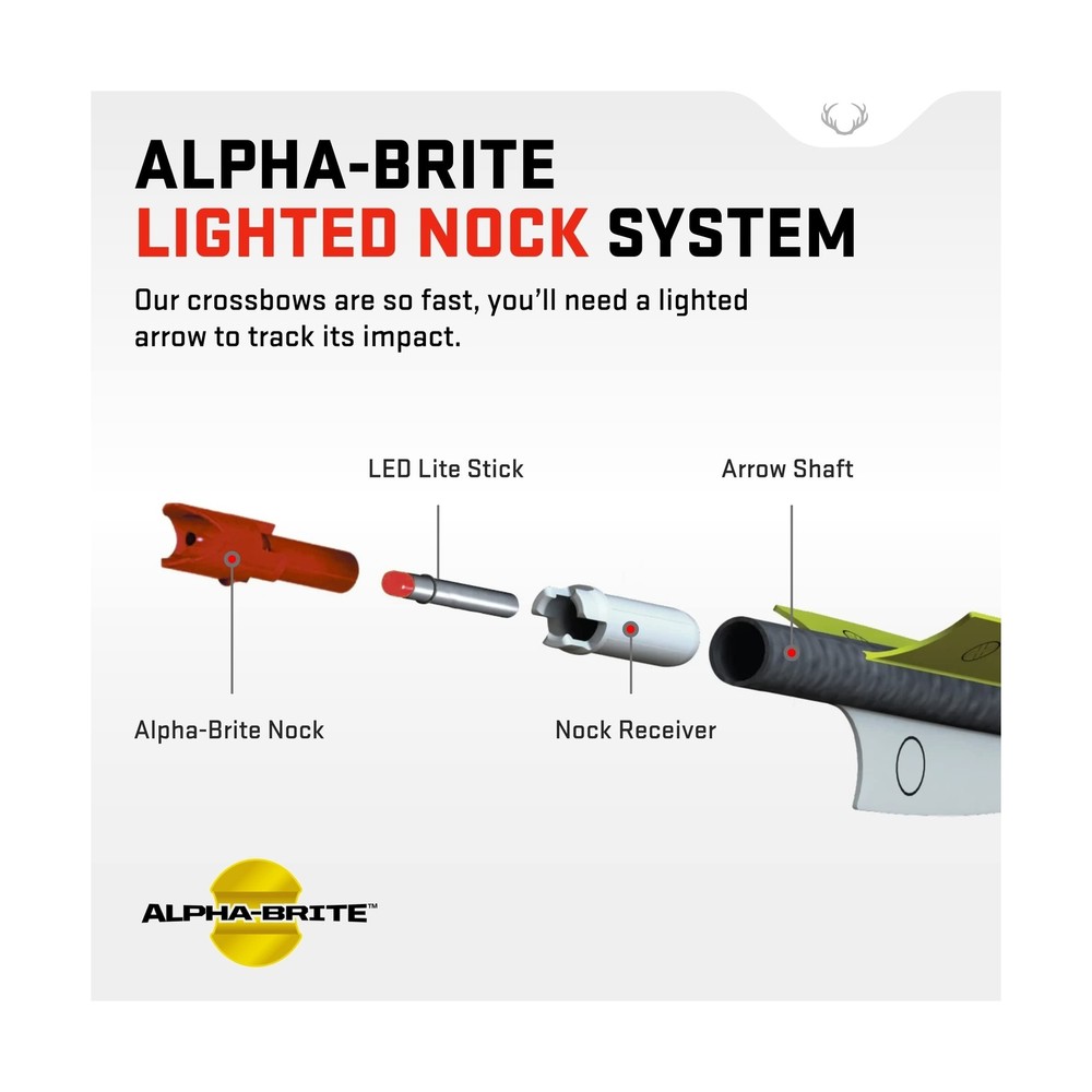 TenPointTenPoint Alpha-Brite Lighted 3 Pack Red