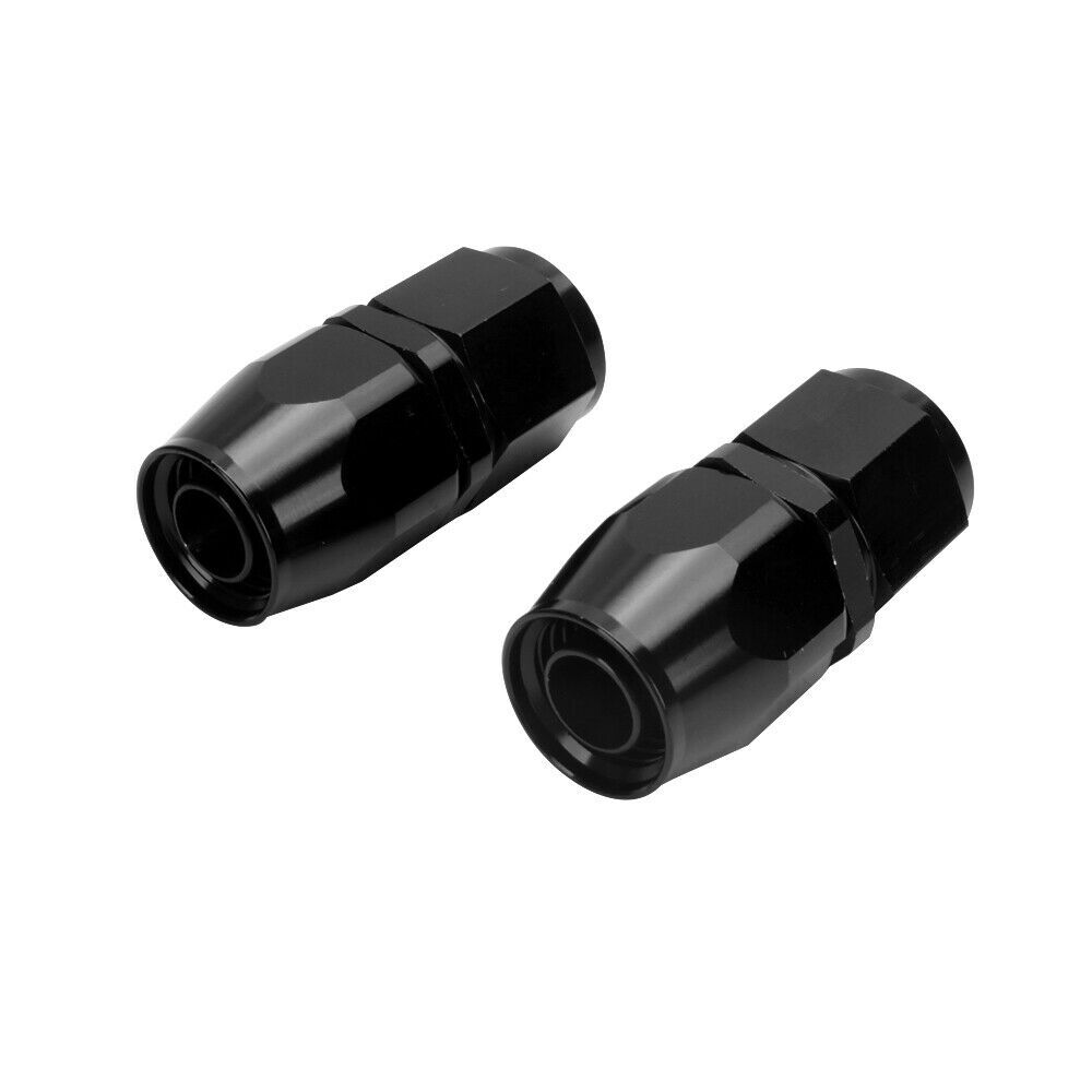 2Pcs AN6/AN8/AN10/AN12 Swivel Hose End Fitting Adapter Oil/Fuel/Gas Hose Line