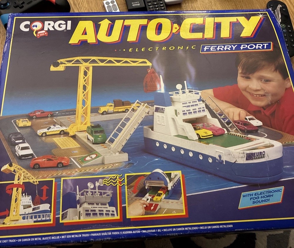Corgi Auto Centre Electronic Ferry Port. Working. Boxed. Complete