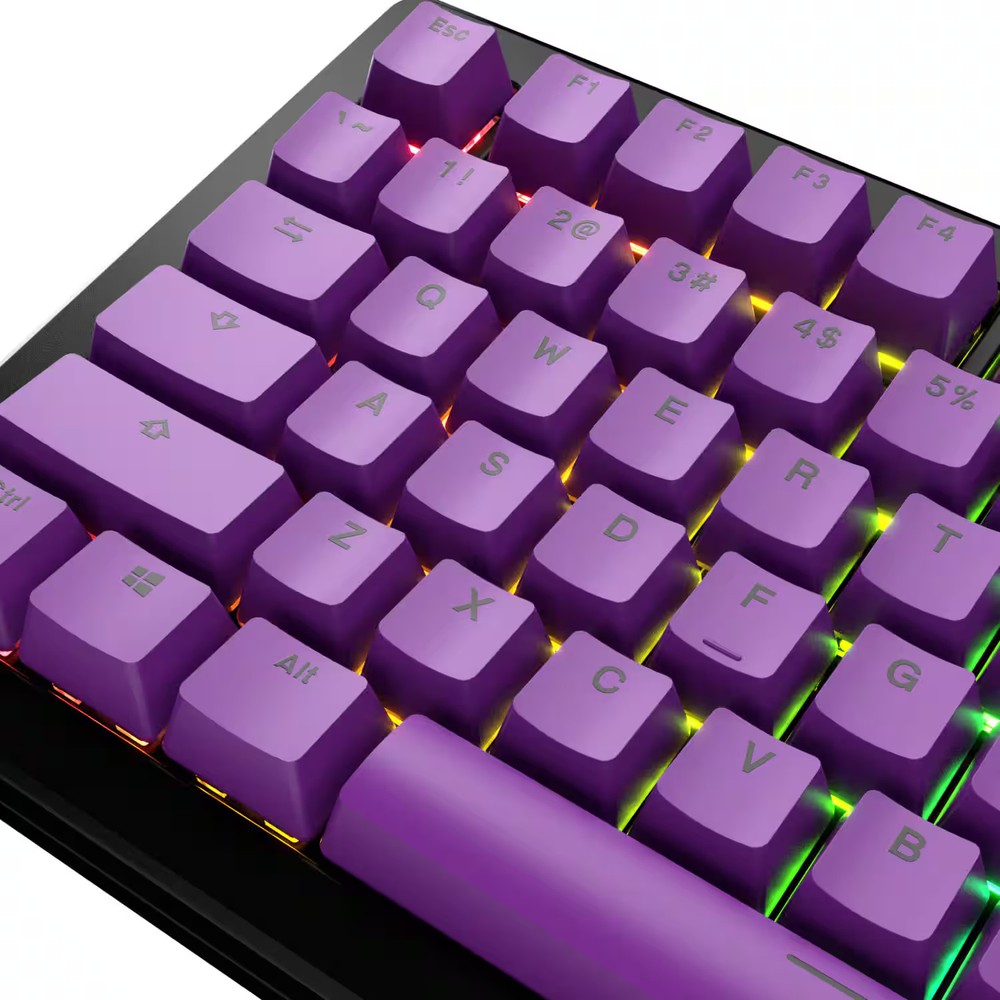 Glorious - GPBT Basics Universal Keycap Set Compatible with Most 100% 85% 80%...