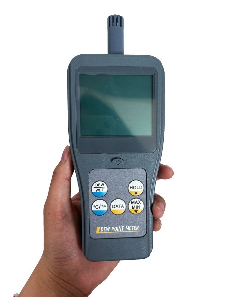 Handheld Dew Point Meters With Data Storage Function 99 Groups LCD Display