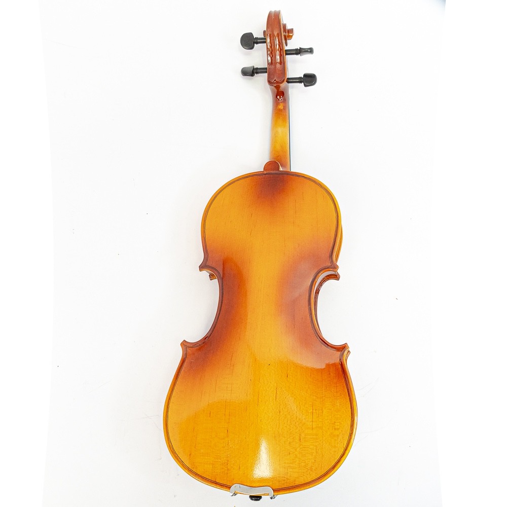 Mendini by Cecilio MV400 Solid Wood Violin – Beginner/Student Model with Case