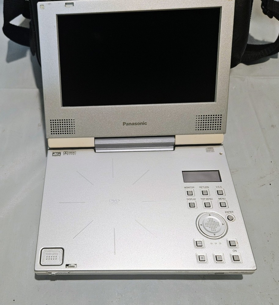 Panasonic dvd-lv75 Player! As Pictured, Missing Cord, Untested.