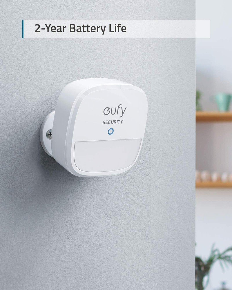 eufy Security Home Alarm System Motion Sensor 30ft Detect Adjustable Sensitivity
