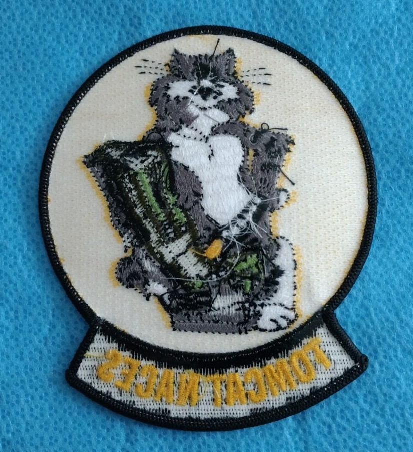 US NAVY TOMCAT NACES MILITARY U.S.N PATCH