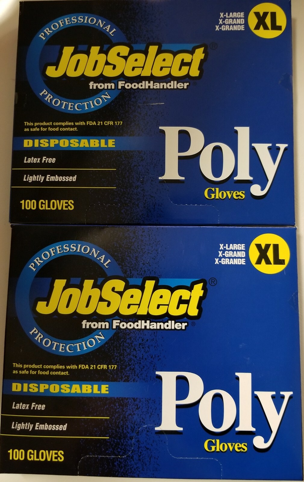 200 Gloves professional job from FoodHandler select Poly-Food Handler XL
