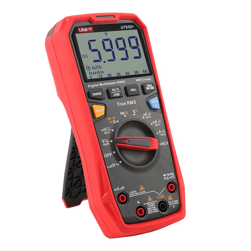 UNI-T UT61D + 1000 V Echtes RMS-Digitalmultimeter USB-Daten halten / Hintergrund