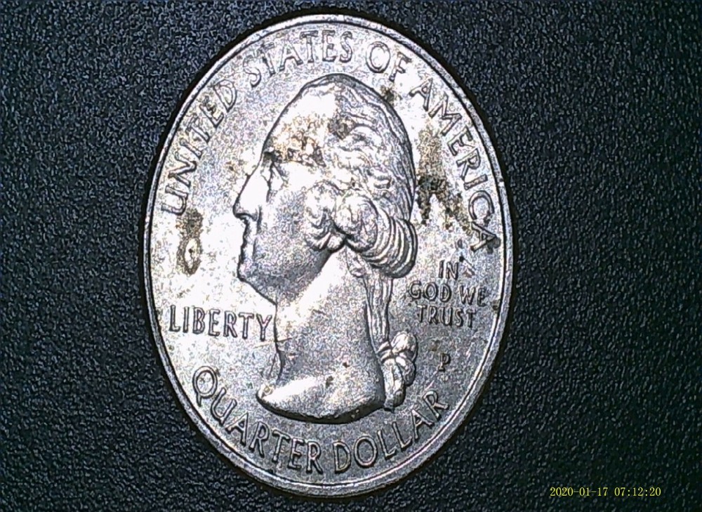 2017-P Ozark Riverways Quarter DDR Error Coin