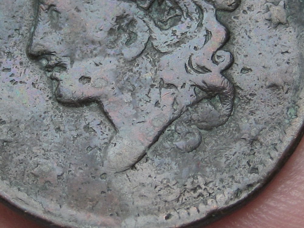 1836 Matron Head Modified Large Cent- Good/VG Details