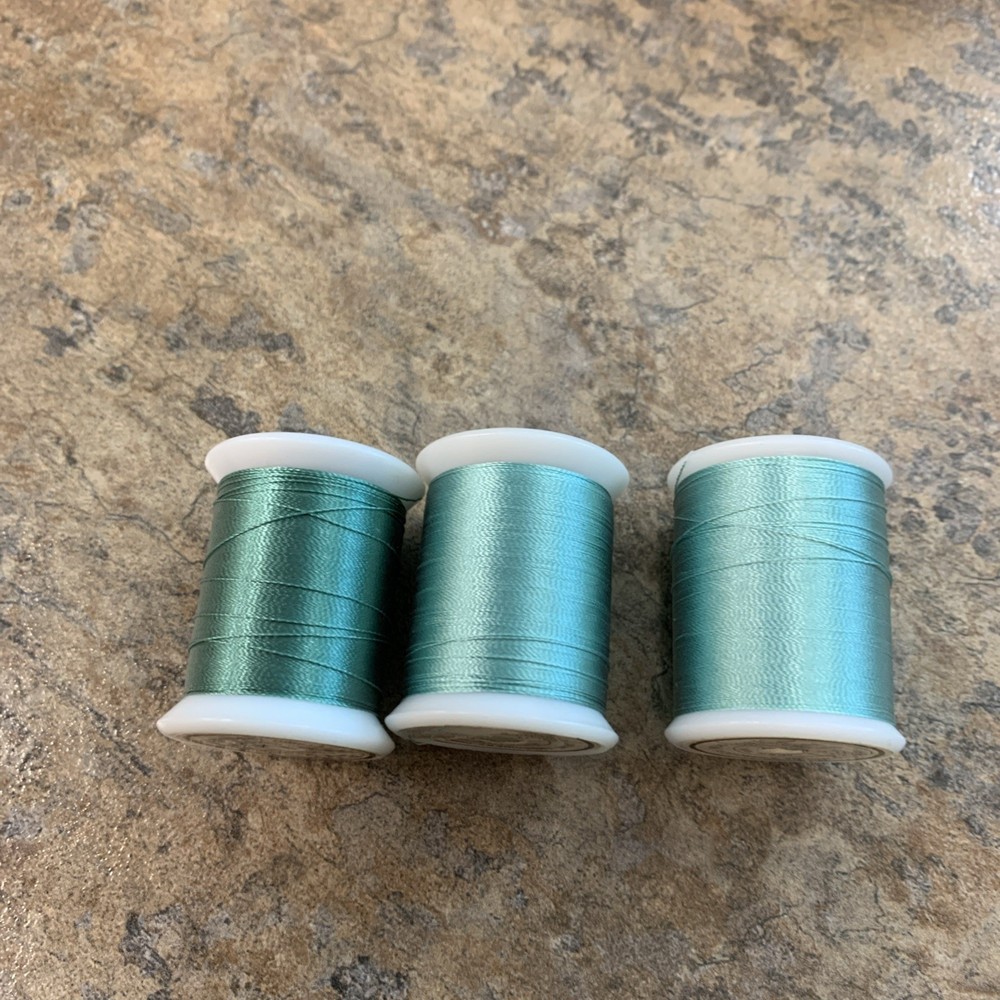 25 Spools JANOME Embroidery Threads , Used